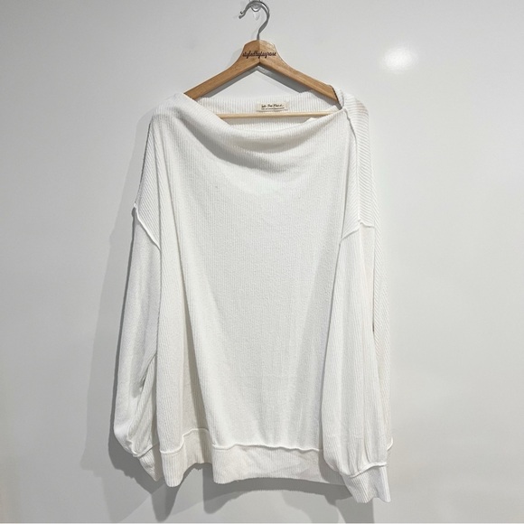 Free People Main Squeeze Brushed Hacci Top Tunic - Picture 10 of 10